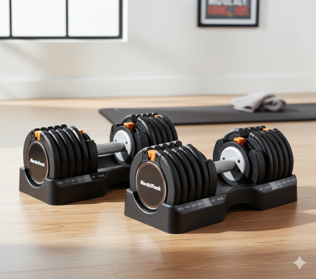 NordicTrack 55 lb Select-A-Weight Adjustable Dumbbells Honest Review