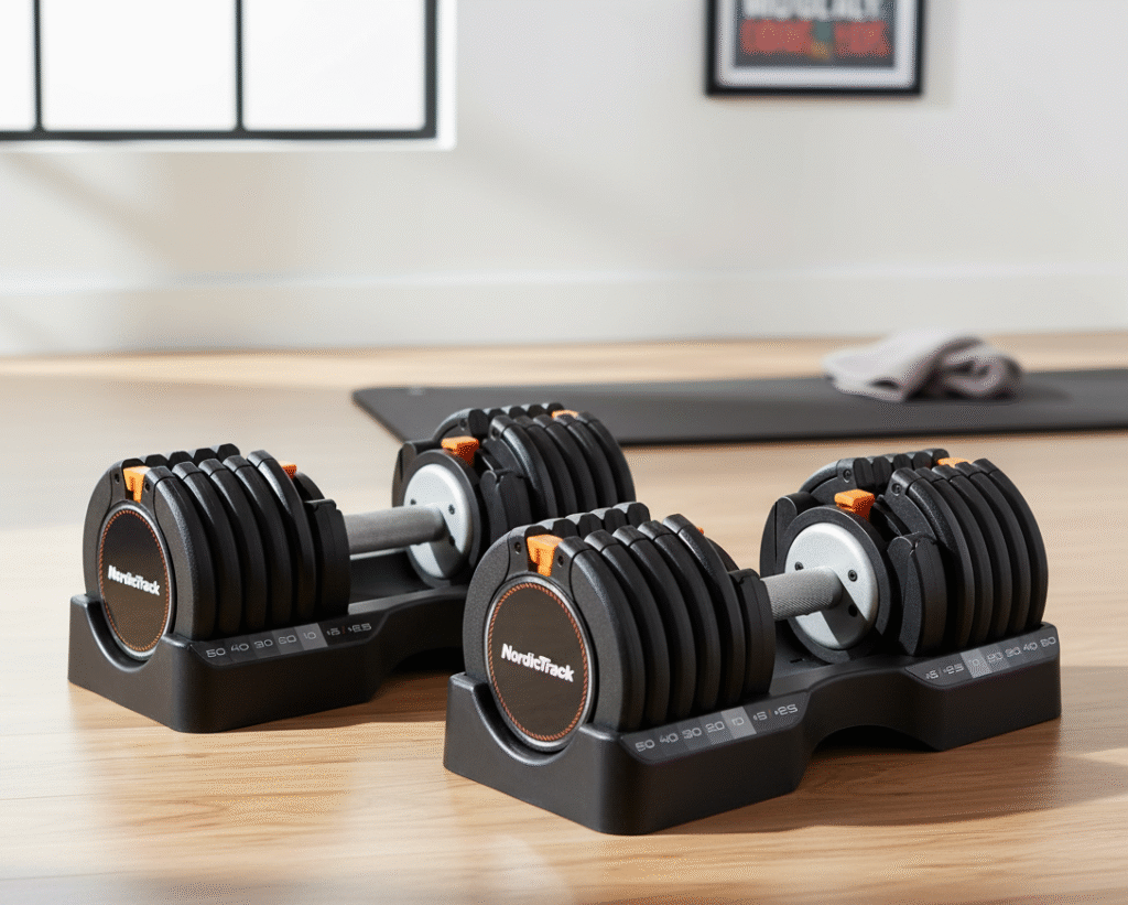 NordicTrack 55 lb Select-A-Weight Adjustable Dumbbells Honest Review