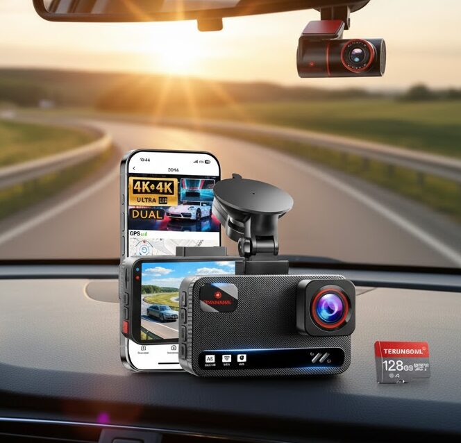 TERUNSOUL 4K Dual Dash Cam