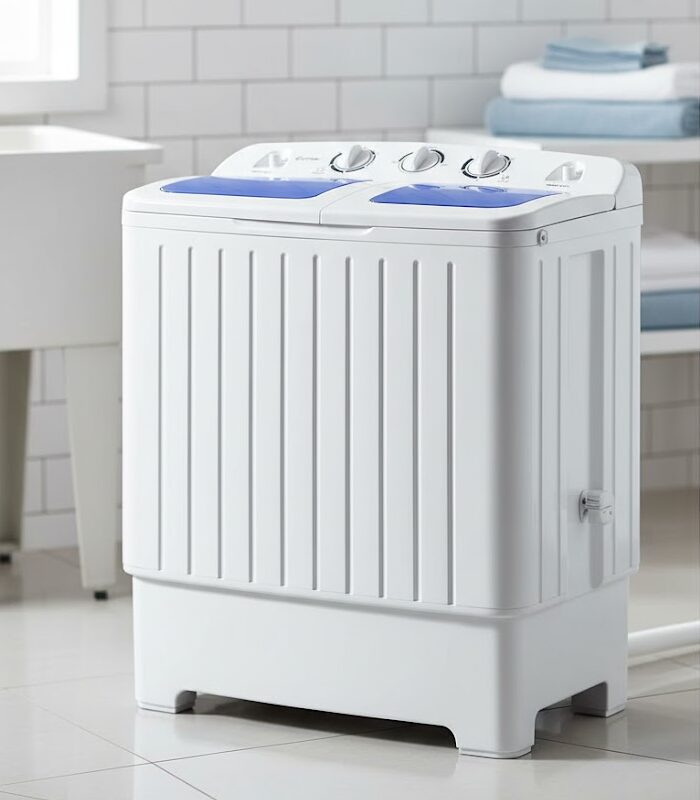 Giantex Portable Mini Twin-Tub Washing Machine — Full review